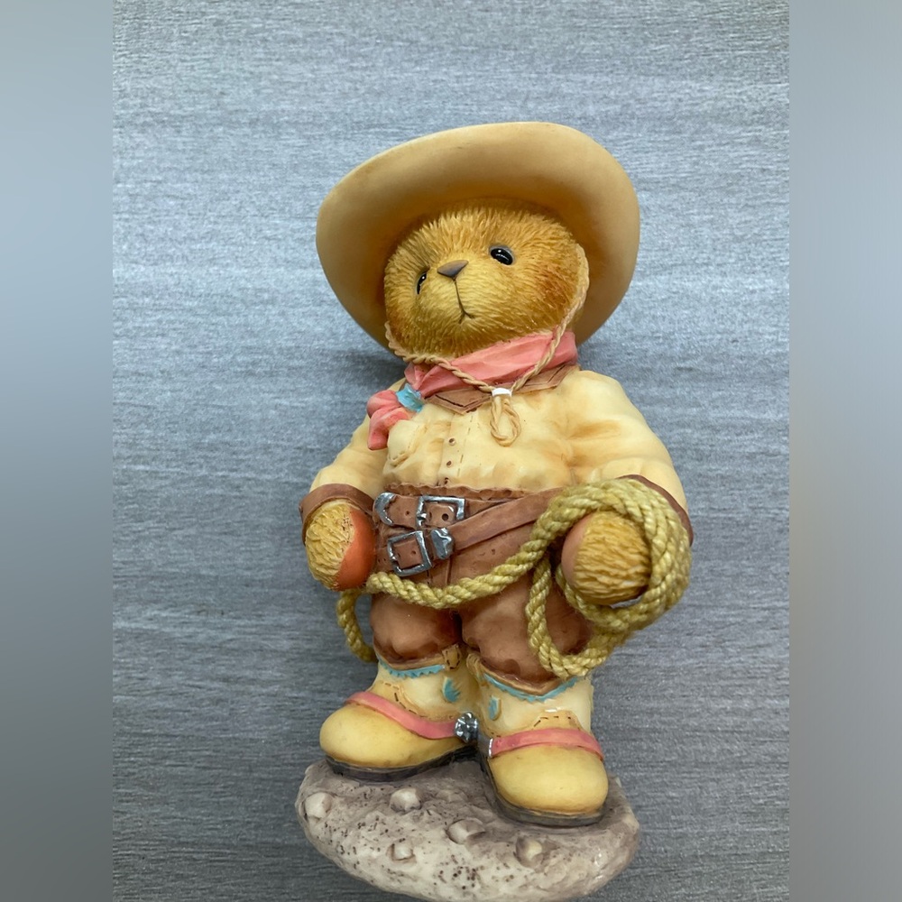 NIB CHERISHED TEDDIES ROY IM YOUR COWBOY FIGURINE